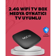 Midas Toptan Home 4K UHD Android Medya Oynatıcı 8 GB Hafıza 2 GB Ram Wi-Fi Destekli