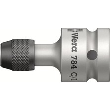 PremiumPort Hızlı Uç Değiştirme Mandrenli Adaptör 1/2" ve 1/4" 50 mm