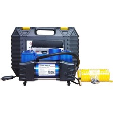 PremiumPort Yüksek Performanslı Çift Piston Araç Hava Kompresörü 6865