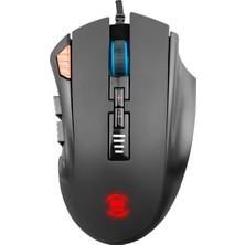 Biogame Bm-G7 Gıant Rgb Makrolu Oyuncu Mouse 10.000-DPI-12 Tuşlu Ağırlıklı Örgü Kablo 2x Tuş