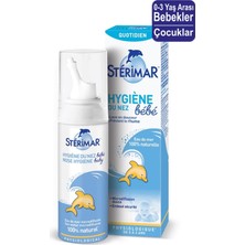 Sterimar Bebek Burun Spreyi 50 ml %100 Doğal Deniz Suyu ile Kolay Nefes Alma Sağlar