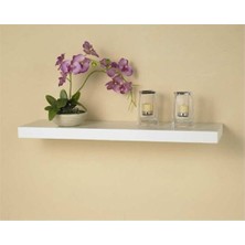 BMD Dekoratif 50 cm Duvar Rafı | Modern Uçan Raf | Kitaplık & Mutfak Rafı | Kalın ve Dayanıklı