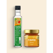 2'li Ürün - Ravla Organik Elma Suyu Konsantresi 340G / Çiçek Balı 250G