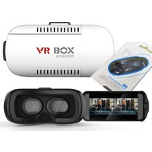 Vrbox VR Box 3D Sanal Gerçeklik Gözlüğü ve Kumandası, Tüm Akıllı Telefonlarla Uyumlu Ergonomik Tasarım