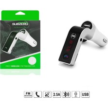 Subzero 2.5A Bluetooth FM Transmitter FM22 Kablosuz Bağlantı ile Müzik Keyfi