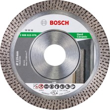 Bosch Çelik ve Seramik Için 115 mm Elmas Kesici Disk, Yüksek Performans