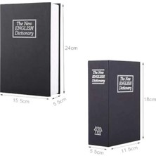 Midas Toptan Home Büyük Boy Anahtarlı Kitap Görünümlü Gizli Kasa Çelik Kasa Altın Kasası