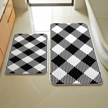 Mozaik Desen 2'li Paspas Takımı