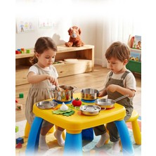 Hascevher Mini Chef 6 Parça Çelik Oyuncak Tencere Seti