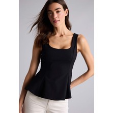 DeFacto Slim Fit U Yaka Kırışık Dokulu Atlet H3876AX26SM