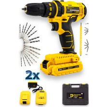 PremiumPort Çift Akülü Darbeli Matkap Vidalama – Güçlü ve Verimli Kullanım