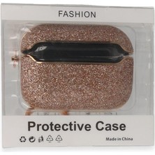 İlkyaz Fashion Apple Airpods Pro (1.nesil) Spell Simli Kılıf - Rose Gold
