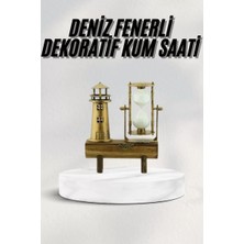 Midas Toptan Home Hediyelik Kum Saati Retro Dekoratif Deniz Feneri Kum Saati
