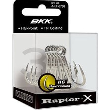 Bkk Raptor-X Üçlü Olta Iğnesi No:2 7'li