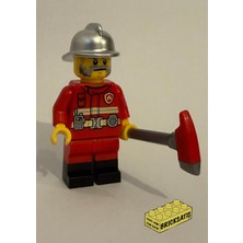 Orjinal LEGO Minifigür Firefighter