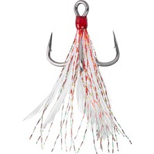 Mustad Alpha Point In-Line TG Üçlü Olta İğnesi ITG76F-RT TITAN STEEL NO:6 - 2Lİ