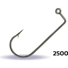 Youvella 2500 Jig Head Iğnesi Delikli Uzun 100'LÜ Kutu Nikel