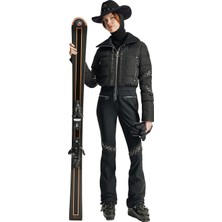 Fusalp Clarisse Eyelet Kadın Siyah Kayak Tulumu