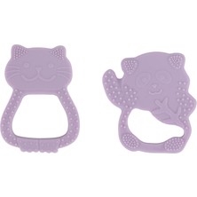 Pandish Besties 2'li Diş Kaşıyıcı Violet Purple