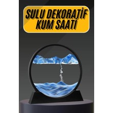 Midas Toptan Home 3D LED Işıklı Kum Saati Gece Lambası Hareketli Sulu Kum Saati Dekoratif