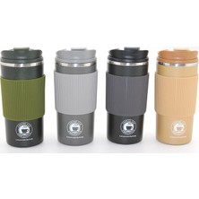 İlkyaz Fashion 500ML Paslanmaz Çelik Termos Mug - Sızdırmaz Kapaklı Çift Katmanlı Termos ALK3133