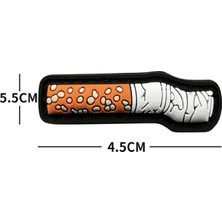 Delta Armory Da 3D Pvc Patch Cigarette Butt Izmarıt DA-NAS-283