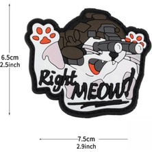Delta Armory Da 3D Pvc Patch Right Moew! Taktik Kedi DA-NAS-109