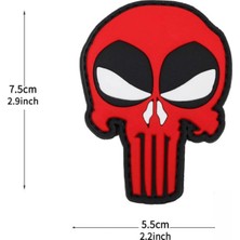 Delta Armory Da 3D Pvc Patch Deadpool Skul Kuru Kafa Da-Nas-75