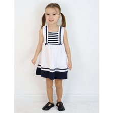 Luggi Baby Kare Yaka Kolsuz Kız Bebek Elbise