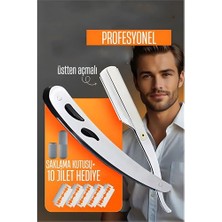 Lowell Home Ieg Berber Usturası - 10 Jiletli Üstten Açmalı Amerikan Tip Berber Tıraş Usturası 713837 Lwlh