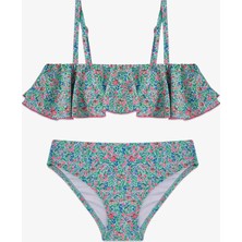 Penti Kız Çocuk Ditsy Bandeau Çıtır Çiçek Desenli Bikini Takımı