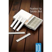 Store Mania Ieg™ Feather Tip Tırtıklı Ustura Jileti 10 Adet 722119