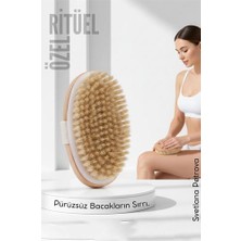 Store Mania Ieg™ Doğal At Kılı Selülit Karşıtı Vücut Fırçası Peeling Masaj Aleti Selülit Fırças�