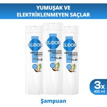Elidor Şampuan Hindistan Cevizi Yumuşaklığı 400 ml X3