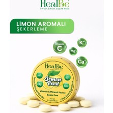 HealBe Şekersiz Şekerleme | Limon Aromalı, Sukralozlu Vitamin ve Mineral Destekli