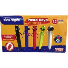 Kids Mode Üçgen Pastel Boya 12'li