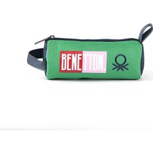United Colors of Benetton Tek Bölmeli Yeşil Kalem Çantası 03788