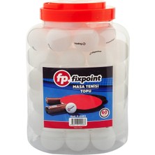 Fixpoint Tranier Masa Tenisi Pinpon Topu Beyaz 60 Adet