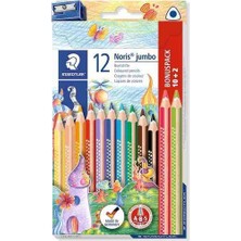Staedtler Noris Jumbo Üçgen Kuru Boya 12 Renk