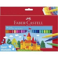 Faber-Castell Süper Yıkanabilir Keçeli Kalem 50'li