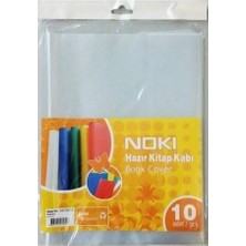 Noki Hazır Yapışkanlı Kitap Kabı Şeffaf 10 Lu