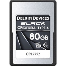 Delkin Devices 80GB Black Cfexpress Type A Hafıza Kartı