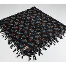 Beyce Cotton Sökme Boncuklu  Desenli Tülbent 06440-02