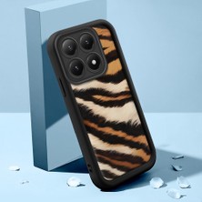 HONTINGA Xiaomi 15T ile Uyumlu Kılıfı Düşüme Önleyici Basitlik Anti Düşme Kamera Korumali Şirin Kedi Inek Siyah Desen Yumuşak Silikon Telefon Kılıfı Kadın ve Erkek Için Uygundur K2-0015