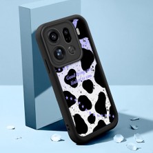 HONTINGA Oppo Find X9 Pro 5g ile Uyumlu Kılıfı Düşüme Önleyici Basitlik Anti Düşme Kamera Korumali Şirin Kedi Yıldız Siyah Desen Yumuşak Silikon Telefon Kılıfı Kadın ve Erkek Için Uygundur K2-0408