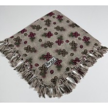 Beyce Cotton Sökme Boncuklu  Desenli Tülbent 06440-04