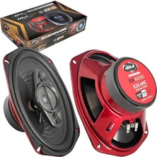 Boschmann XJX-69C Oto Hoparlör Oval 6x9 Inç 900 Watt Tweeterli 2 Adet