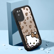 HONTINGA Samsung Galaxy S20 Fe ile Uyumlu Kılıfı Düşüme Önleyici Basitlik Anti Düşme Kamera Korumali Şirin Kedi Hello Kitty Siyah Desen Yumuşak Silikon Telefon Kılıfı Kadın ve Erkek Için Uygundur K2-0084
