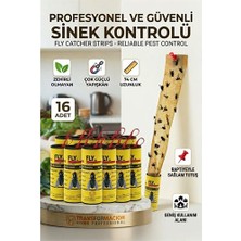 Zenvia Yapışkanlı Sinek Şeridi Sinek Kapanı 16 Adet 721534 ZNV-RETROIEG324