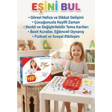 Farbu Oyuncak Eşini Bul Hafıza ve Dikkat Geliştirici Eğitici Zeka Oyunu